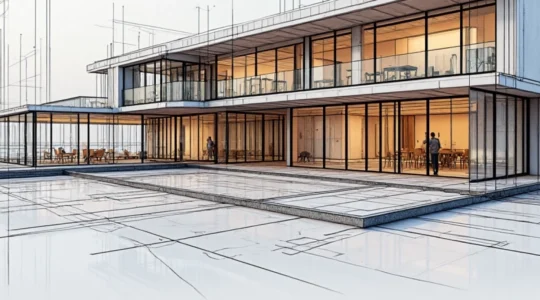 Architektonische Pläne